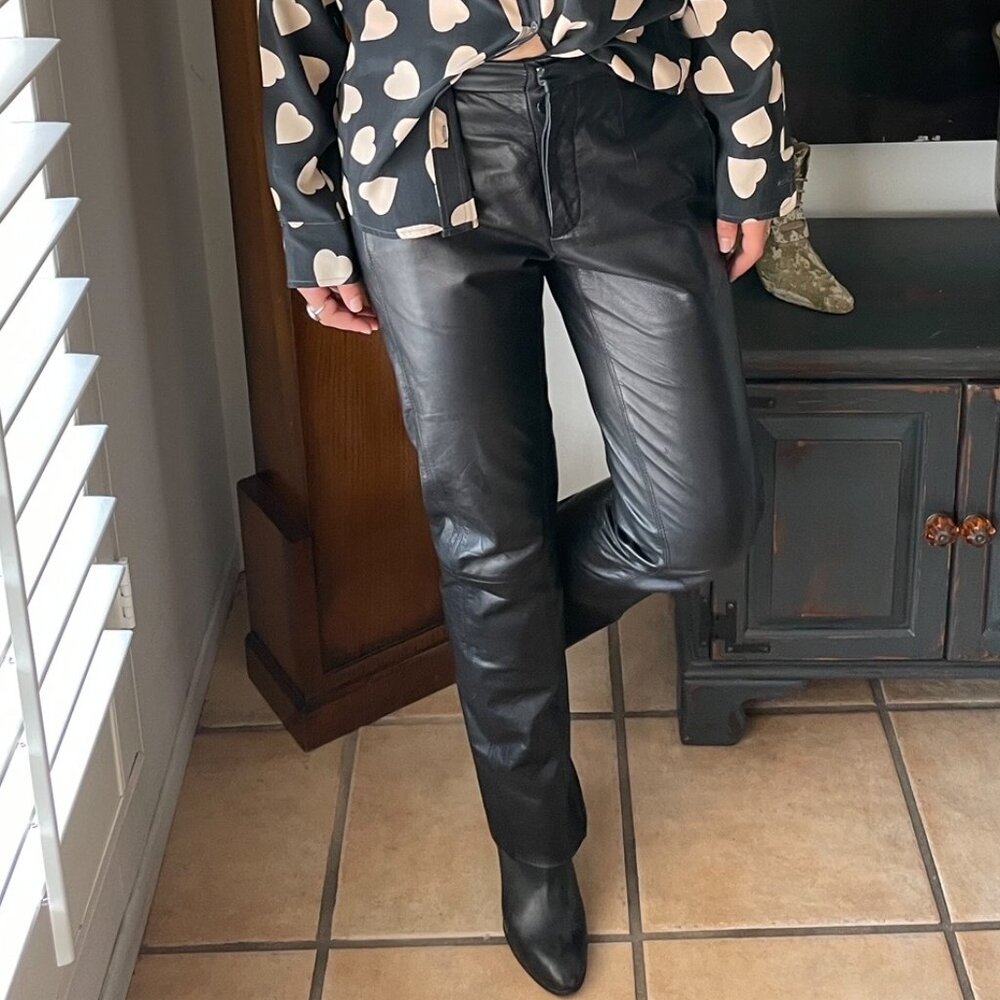Balenciaga Leather Pants